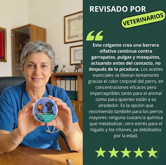 Ayuda a proteger a tu perro contra garrapatas, flebótomos y pulgas | 12 meses de protección natural